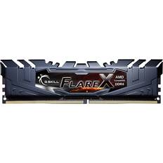 2933 MHz - DDR4 - Til desktops - XMP RAM G.Skill Flare X Black DDR4 2933MHz 4x8GB for AMD (F4-2933C16Q-32GFX)