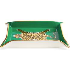 Verde Bandejas de servicio Jonathan Adler Valet Tiger Bandejade servicio