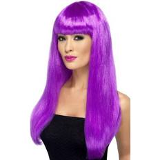 Purple Wigs Smiffys Babelicious Wig Purple