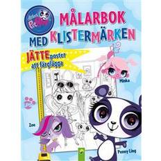 Petshop. Målarbok med klistermärken (Häftad)
