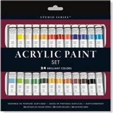 Studio Series Acrylic Paint Set (24 Colors): A Complete Palette of Acrylic Paints. Perfect for Artists, Students, and Crafters! (2016)