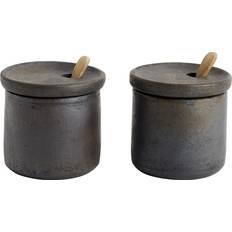 Salt og pebersæt træ Muubs Hazel Saltkværn, Peberkværn 2stk 7cm