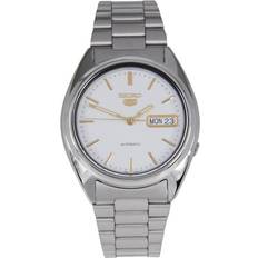 Seiko 5 Automatic 21 Jewels SNXG47 SNXG47K1 SNXG47K da uomo Bianco