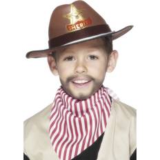 Cowboyhat børn Smiffys Cowboy Hat With Sheriff Badge