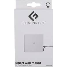 PlayStation 5 - Stativ til spillekonsol Stand Floating Grip Wall Mount - White (PlayStation 4 Slim)