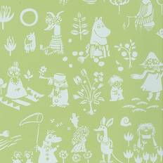 Paintpart Tapetti Sandudd Moomin 5164-6, 0,53x11,2m, vihreä non-woven