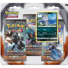 Pokemon burning shadows booster Pokémon Sun & Moon Burning Shadows 3 Booster Packs + Alolan Meowth Promo Card & Coin