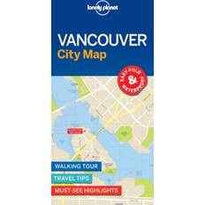 Travel & Holiday Books Lonely Planet Vancouver City Map (Paperback, 2017)