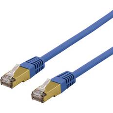 Deltaco S/FTP Cat6a RJ45 - RJ45 LSZH 2m