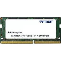 Patriot Signature Line DDR4 module 16 Go SO DIMM 260 broches 2400 MHz PC4-19200 CL17 1.2 V mémoire sans tampon non ECC