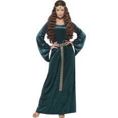 Smiffys Medieval Maid Costume Green