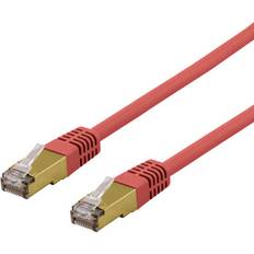 Deltaco S/FTP Cat6a RJ45 - RJ45 LSZH 5m