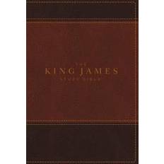 Books The King James Study Bible, Imitation Leather, Brown, Full-Color Edition (Hardcover, 2017)