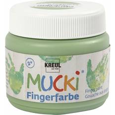 À base d'eau Peintures pour les doigts Kreul Mucki Finger Paint Green 150ml