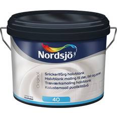 Inomhusfärger - Träfärger Målarfärg Nordsjö 40 Original Carpentry Träfärg Vit 1L