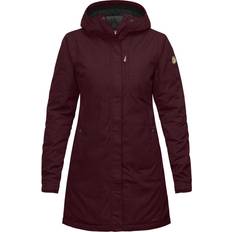 Kiruna parka w Fjällräven Kiruna Padded Parka W - Dark Garnet