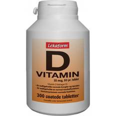 D-vitaminer - Tabletter Kosttilskud Lekaform Vitamin-D 300 stk