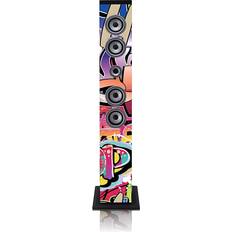 Docking Station Luidsprekers Lenco Speaker Toren Met Bluetooth FM Radio
