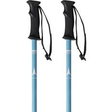 White Downhill Ski Poles Atomic Cloud