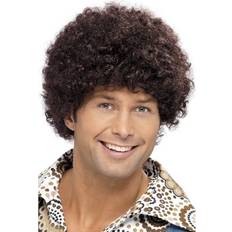 Smiffys 70's Disco Dude Wig Brown