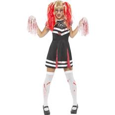 Cheerleader maskeraddräkt Maskerad Smiffys Women's Satanic Cheerleader Costume