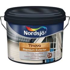 Nordsjö Målarfärg Nordsjö Tinova Premium Exterior + Träfasadsfärg Vit 1L