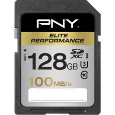 PNY Elite Performance SDXC Class 10 UHS-l U3 100/75MB/s 128GB