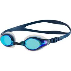 Red Swim Goggles Speedo Mariner Supreme Mirror