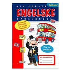 Min første engelske opgavebog - med ordbog og stickers