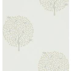 Sanderson Baumtapete Bay Tree von Linen/ Dove creme/gris