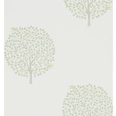 Sanderson Baumtapete Bay Tree von Celadon/ Flint creme/verde/verde chiaro