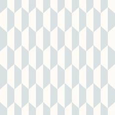 Cole & Son Tapete Petite Tile Icons von Powder Blue bleu/bleu clair