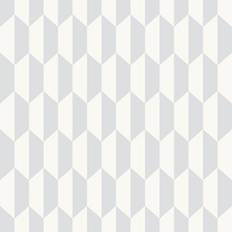 Cole & Son Tapete Petite Tile Icons von Soft Grey grigio