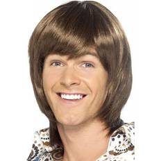 Smiffys 70's Heartthrob Wig Brown