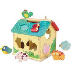 Vie à la Ferme Jouets de Tri des Formes Vilac 3 in 1 Farm Play Set & Shape Sorter