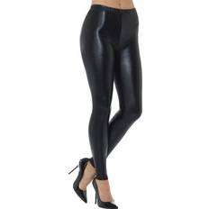 Smiffys Leggings Disco Années Métallique Noir Noir