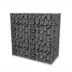 Stål Gabionkurver vidaXL Gabion Basket 100x100cm