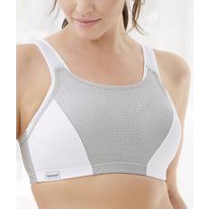 Glamorise Double Layer Custom Control Sport Bra - Grey