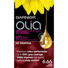 Garnier Hair Dyes & Colour Treatments Garnier Olia Permanent Hair Colour #6.66 Vivid Garnet Red