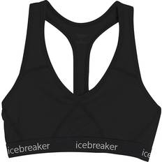 Nylon - Vrouw Beha's Icebreaker Sprite Racerback Bra - Black/Black