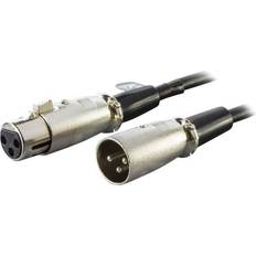 XLR-kablar Deltaco XLR - XLR M-F 7m