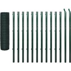 Verde Reti per recinzione vidaXL Euro Fence Set 142402 170cmx25m