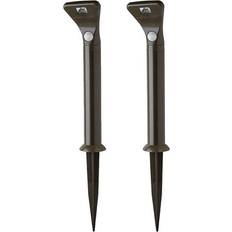 Rörelsesensor - Utomhusbelysning Markbelysning Batterilampe LED Markbelysning 36.8cm 2st