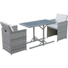 2 Patio Dining Sets vidaXL 42541 Patio Dining Set