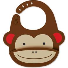 Skip Hop Haklappar Skip Hop Zoo Fold & Go Silicone Bib Marshal Monkey