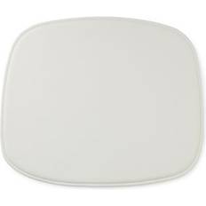 Normann Copenhagen Form Leather Stolsdyna Vit (46x39cm)