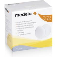 Vita Amningsskydd Medela Tvättbara amningsinlägg 4-pack