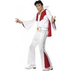 Smiffys Elvis Vit/Röd Maskeraddräkt