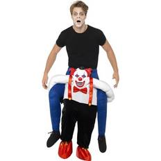 Halloween Fancy Dresses Smiffys Sinister Clown Piggy Back Costume