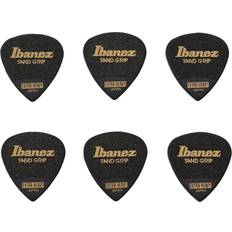 Ibanez 1.2mm Thickness Pick, Sand Grip, Extra Heavy, 6 Pack, Yellow